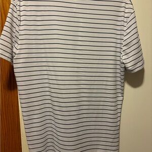 Classic White Striped Men's Shirt